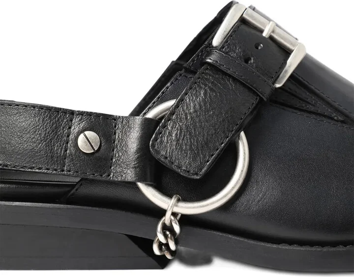 Vilmu Pointy buckle-embellished mules - Image 4