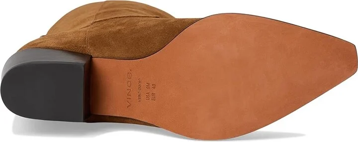 Vince Arlington Booties Women's Boots Elmwood Tan Suede : 5 M - Image 3