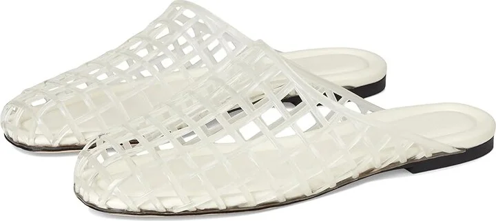 Vince Barcelona Jelly Mule/Clog Shoes Women's Shoes Clear : 6 M, Leather/Rubber