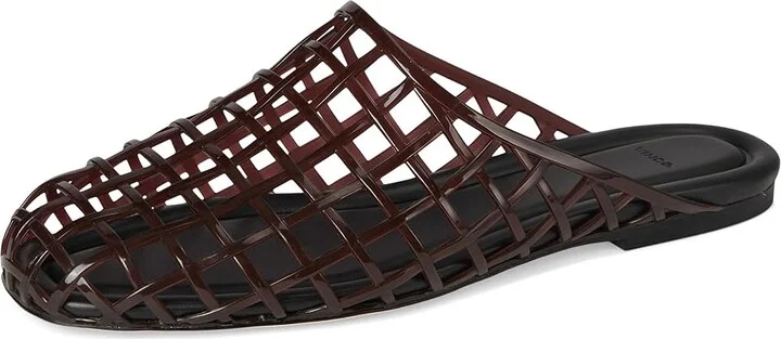 Vince Barcelona Jelly Mule/Clog Shoes Women's Shoes Ganache : 6 M, Leather/Rubber - Image 5