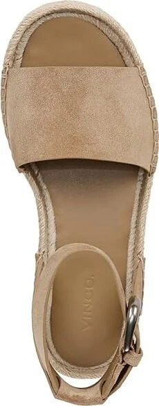 Vince Belisa Platform Espadrille Sandals Women's Sandals Dune Tan Leather : 9 M, Leather/Rubber - Image 2
