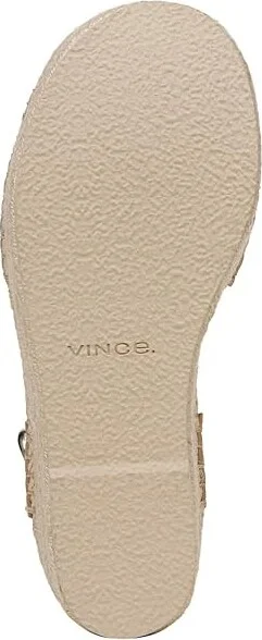 Vince Belisa Platform Espadrille Sandals Women's Sandals Dune Tan Leather : 9 M, Leather/Rubber - Image 3