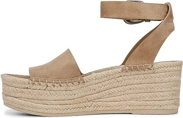 Vince Belisa Platform Espadrille Sandals Women's Sandals Dune Tan Leather : 9 M, Leather/Rubber - Image 5