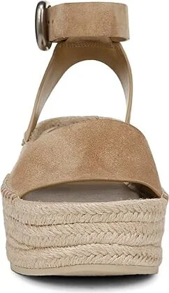 Vince Belisa Platform Espadrille Sandals Women's Sandals Dune Tan Leather : 9 M, Leather/Rubber - Image 6