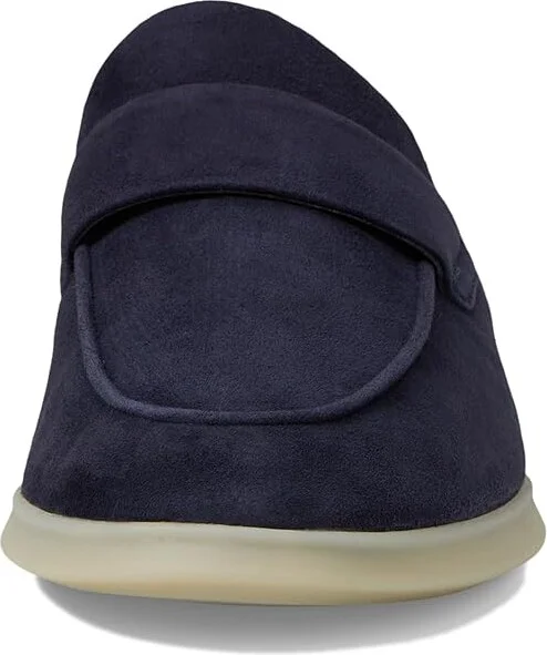 Vince Big Sur Slip-ons Women's Flat Shoes Blue Ink Suede : 6 M, Leather - Image 5