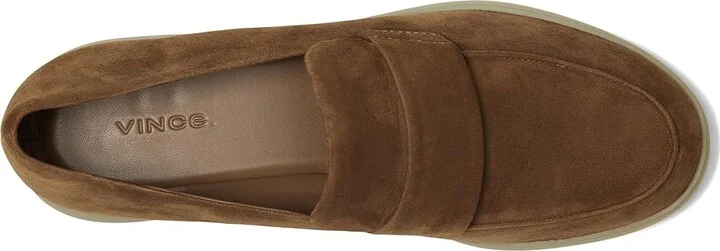 Vince Big Sur Slip-ons Women's Flat Shoes Elm Wood Brown Suede : 5 M, Leather - Image 2