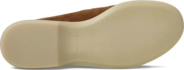 Vince Big Sur Slip-ons Women's Flat Shoes Elm Wood Brown Suede : 5 M, Leather - Image 3
