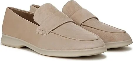 Vince Big Sur Slip-ons Women's Flat Shoes Taupe Clay Beige Suede : 9.5 M, Leather