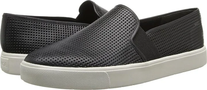 Vince Blair 5 Women's Slip on Shoes Black Leather : 9 M