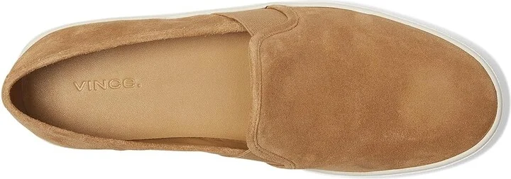 Vince Blair 5 Women's Slip on Shoes Light Sable Brown Suede : 5 M, Leather - Image 2