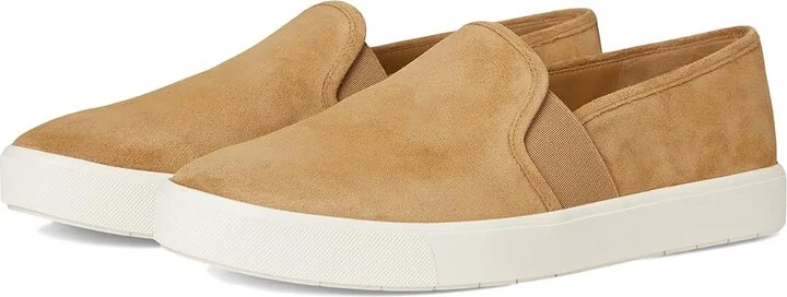 Vince Blair 5 Women's Slip on Shoes Light Sable Brown Suede : 5 M, Leather