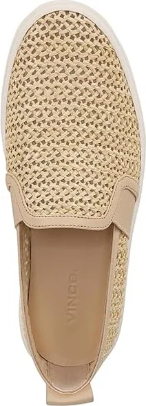 Vince Blair Slip-On Sneakers Women's Shoes Natural Raffia : 10 M, Leather - Image 2