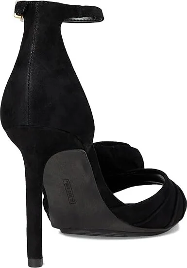 Vince Camuto Adaline Women's Sandals Black : 11 M, Rubber/Satin/Suede - Image 4
