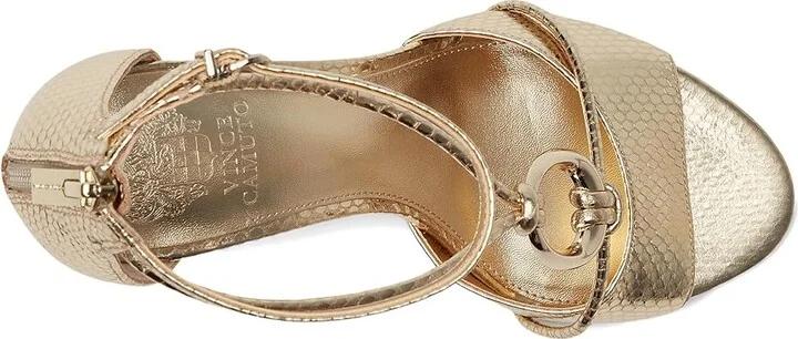 Vince Camuto Alinna O-Ring Strappy High Heel Sandals Women's Sandals Black : 8 M, Leather - Image 8