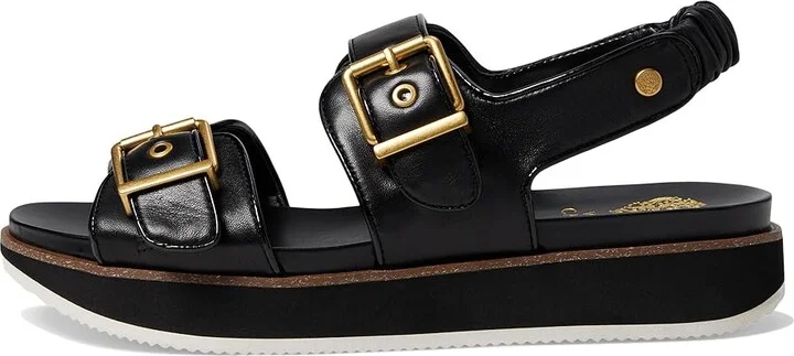 Vince Camuto Anivay Women's Sandals Black : 8 M, Leather/Polyester - Image 5