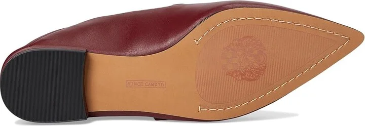 Vince Camuto Aylin Chain-Link Ballet Flat Women's Flat Shoes Chianti : 7.5 M, Leather - Image 3