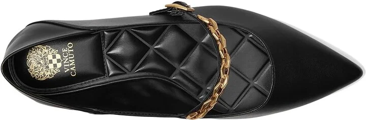 Vince Camuto Aylin Chain-Link Ballet Flat Women's Flat Shoes Chianti : 7.5 M, Leather - Image 8
