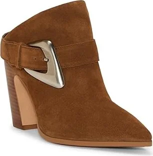 Vince Camuto Baily High Heel Buckle Mule High Women's Heels Reishi : 11 M, Suede - Image 5