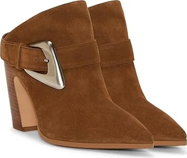 Vince Camuto Baily High Heel Buckle Mule High Women's Heels Reishi : 11 M, Suede