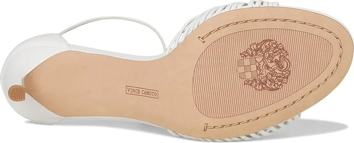 Vince Camuto Blaine Strappy Band High Heel Sandals Women's Sandals Bianco : 9 M, Rubber/Synthetic - Image 3