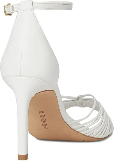 Vince Camuto Blaine Strappy Band High Heel Sandals Women's Sandals Bianco : 9 M, Rubber/Synthetic - Image 4