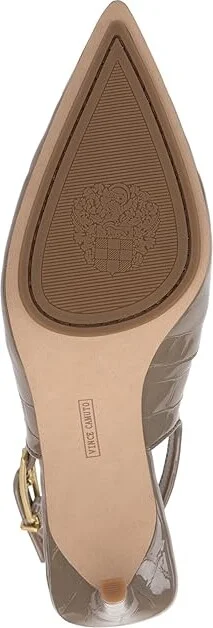 Vince Camuto Brendie High Women's Heels Taupe : 5.5 M, Leather/Suede - Image 3