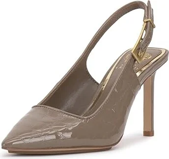 Vince Camuto Brendie High Women's Heels Taupe : 5.5 M, Leather/Suede - Image 5