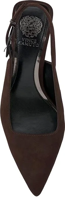 Vince Camuto Brendie High Women's Heels Taupe : 5.5 M, Leather/Suede - Image 7