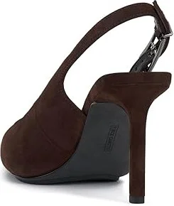 Vince Camuto Brendie High Women's Heels Taupe : 5.5 M, Leather/Suede - Image 9