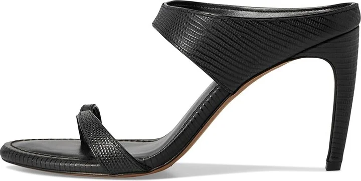Vince Camuto Brisa Toe Loop High Heel Mule Sandals Women's Sandals Black : 8.5 M, Leather - Image 6
