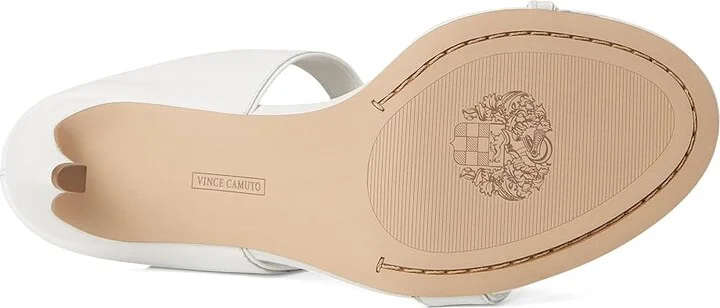 Vince Camuto Brisa Toe Loop High Heel Mule Sandals Women's Sandals Black : 8.5 M, Leather - Image 9