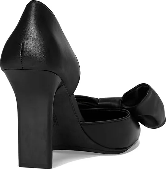 Vince Camuto Burke Bow Detail Dress Pump High Women's Heels Black : 9.5 M, Leather - Image 4