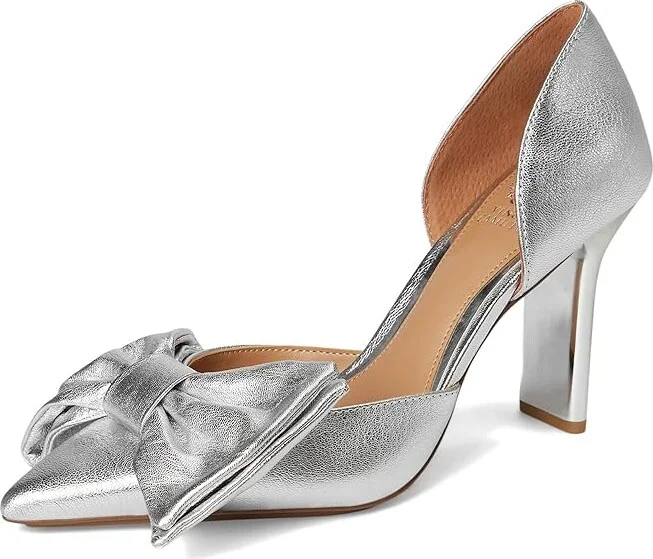 Vince Camuto Burke Bow Detail Dress Pump High Women's Heels Black : 9.5 M, Leather - Image 11