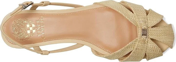 Vince Camuto Cacey Fisherman Flat Sandals Women's Sandals Light Straw/Ecru : 9.5 M, Leather - Image 2