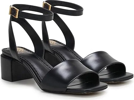Vince Camuto Carliss Women's Sandals Black : 11 M, Leather/Rubber