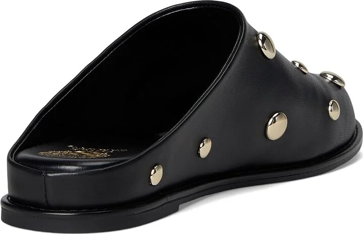 Vince Camuto Cassius Studded Flat Mule Women's Flat Shoes Black : 8 M, Leather - Image 4