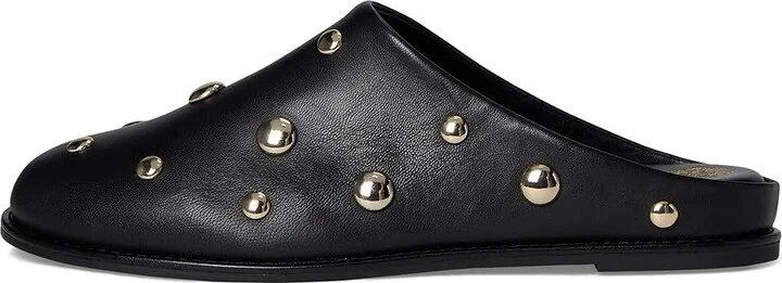 Vince Camuto Cassius Studded Flat Mule Women's Flat Shoes Black : 8 M, Leather - Image 6