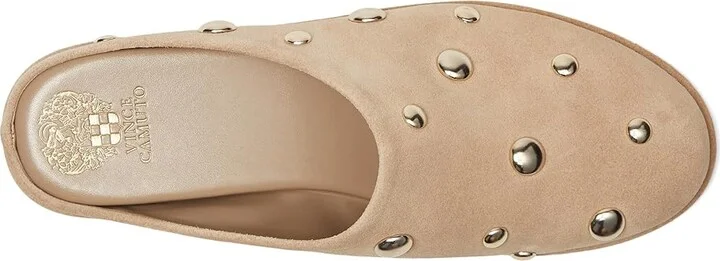 Vince Camuto Cassius Studded Flat Mule Women's Flat Shoes Black : 8 M, Leather - Image 8