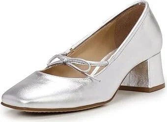 Vince Camuto Charley High Women's Heels Silver : 5 M, Leather/Rubber - Image 5