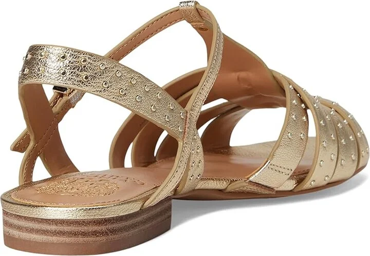 Vince Camuto Chaya Studded Gladiator Flat Sandals Women's Sandals Black : 7 M, Leather - Image 10