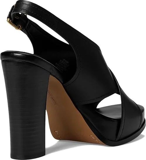 Vince Camuto Chlea Criss Cross High Heel Platform Sandal Women's Sandals Caramello : 10 M, Leather/Rubber - Image 10