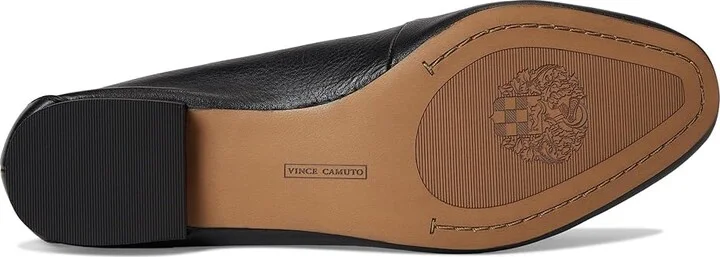 Vince Camuto Cintha Flat Loafers Women's Shoes Black : 6.5 M, Leather - Image 3