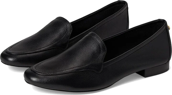 Vince Camuto Cintha Flat Loafers Women's Shoes Black : 6.5 M, Leather