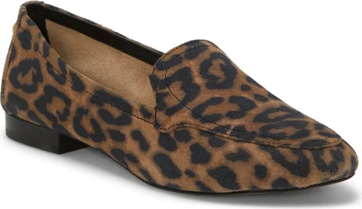 Brown Leopard Print Leather