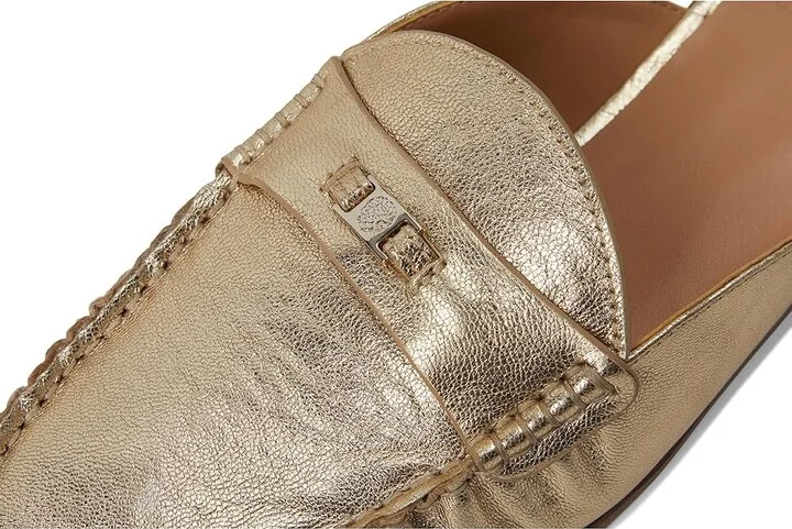 Vince Camuto Cobby Slip-On Mule Women's Flat Shoes Egyptian Gold : 8.5 M, Leather - Image 7