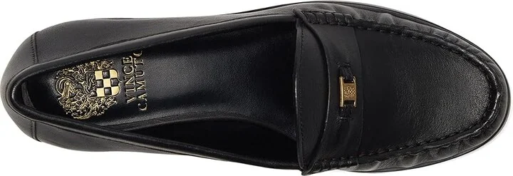 Vince Camuto Colin Flat Loafer Women's Flat Shoes Black : 6 M, Leather - Image 2
