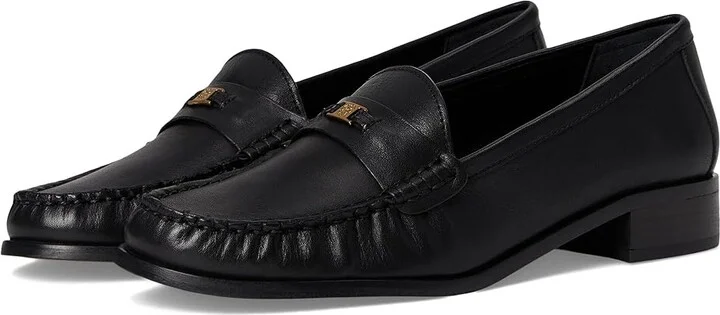 Vince Camuto Colin Flat Loafer Women's Flat Shoes Black : 6 M, Leather