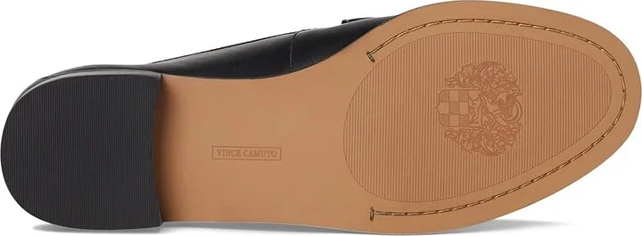 Vince Camuto Cosette Penny Loafers Women's Flat Shoes Black : 9.5 M, Leather - Image 3