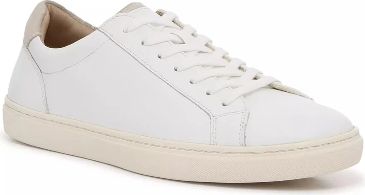 White/Taupe Leather