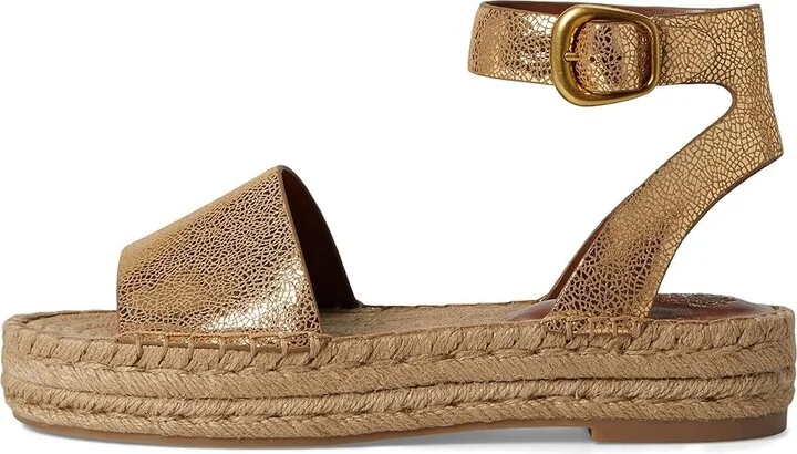 Vince Camuto Darna Espadrille Platform Sandals Women's Sandals Neutral Gold : 8.5 M, Leather - Image 6